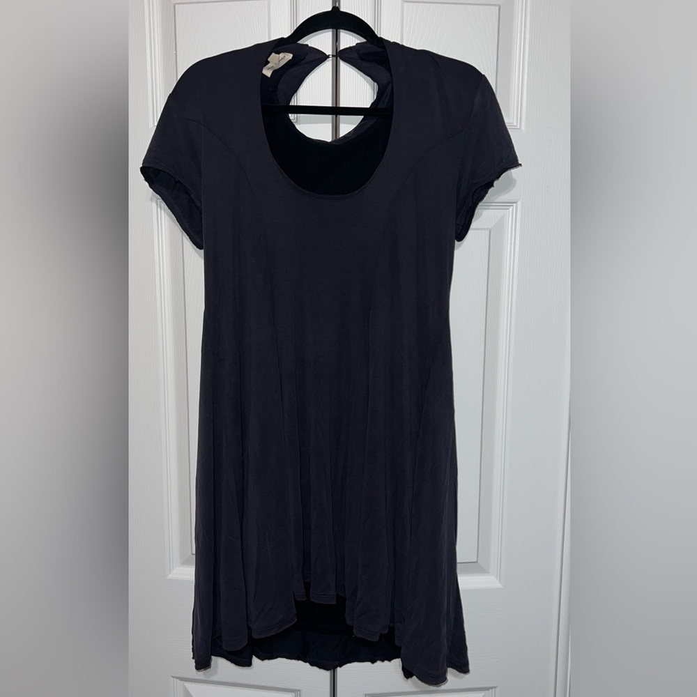 Charcoal Grey Mini Dress